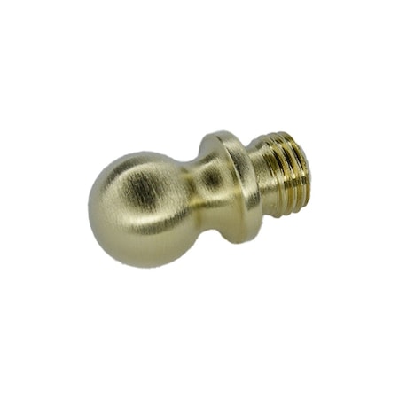 Baldwin Estate Lifetime Satin Brass Hinge Pins and Finials 1090.044.I